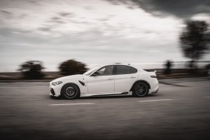 Alfa Romeo Giulia Quadrifoglio GTAm Conversion Kit by PariS'5 GaraGe - Complete Kit - FRP/ Carbon Fiber Combo